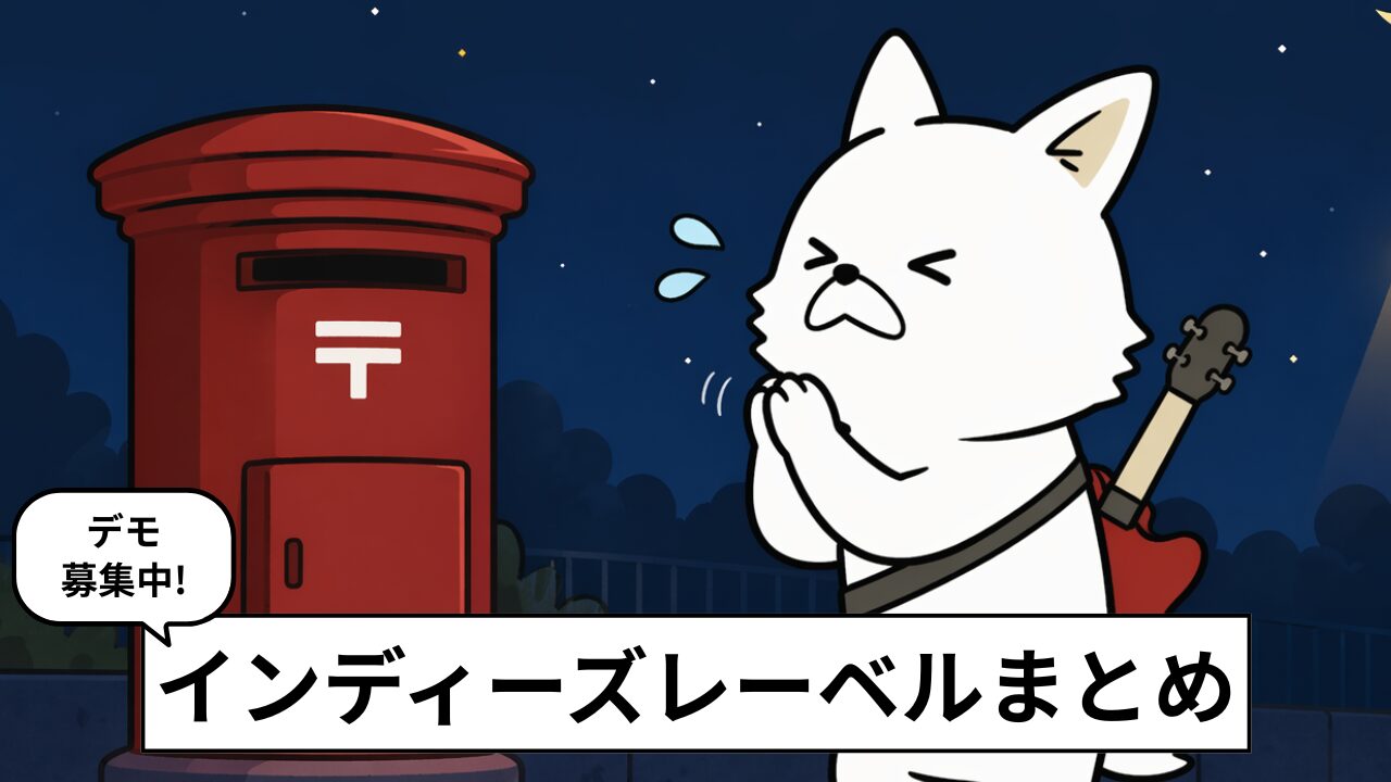 【2026年】インディーズレーベルのデモ音源オーディション6選。有名レーベルから新進気鋭まで