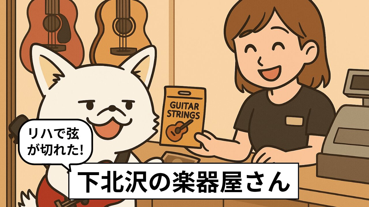 これで安心!下北沢の楽器屋4選【ギター弦・ピック】