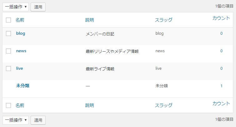 ワードプレスでカテゴリーを設定する手順4 ワードプレスでカテゴリーを設定する手順4