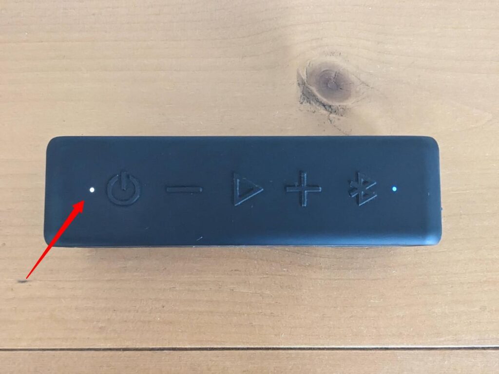 SoundCore2本体のバッテリー表示