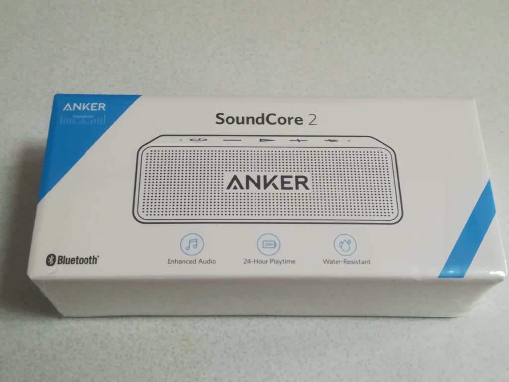Anker SoundCore 2の箱