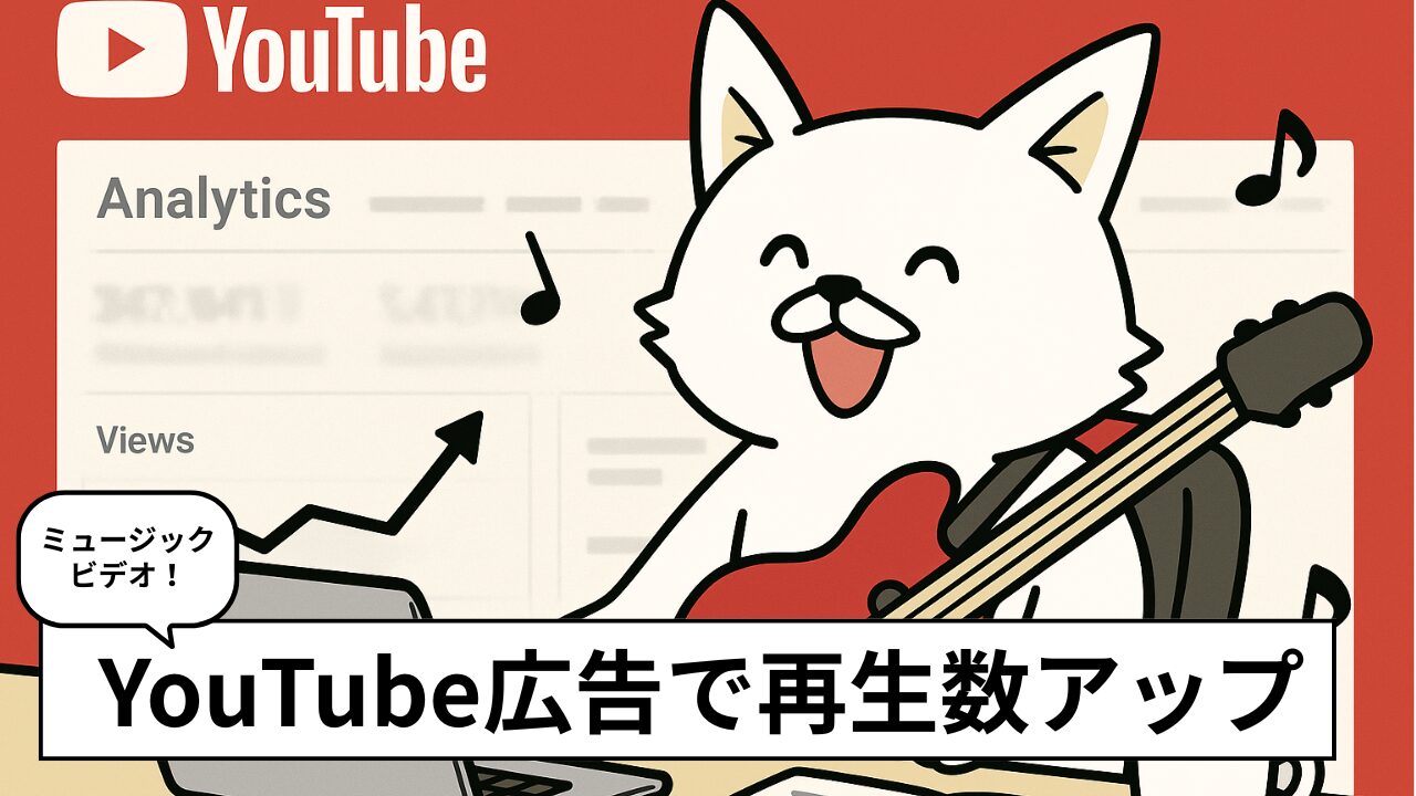 【スマホだけでOK】MV再生回数をブースト!YouTube広告の超カンタン設定法