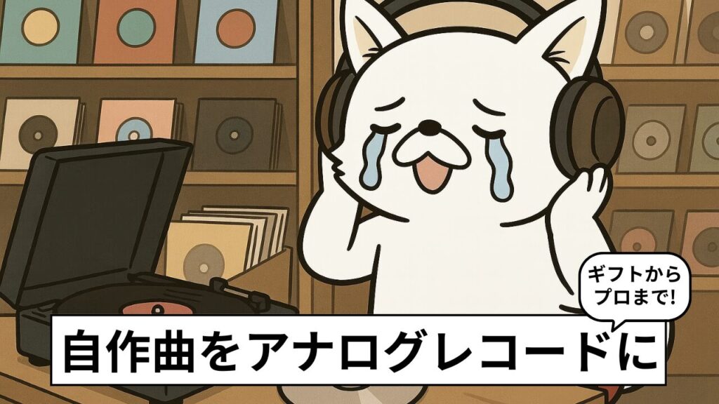 アナログレコードを作れるサービス5選【費用・作り方まとめ】