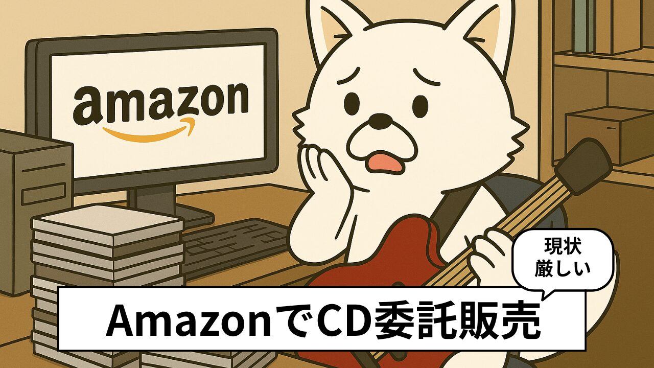 【2025年版】AmazonでCDを売るには？委託販売が難しくなった！個人ミュージシャンの選択肢は？