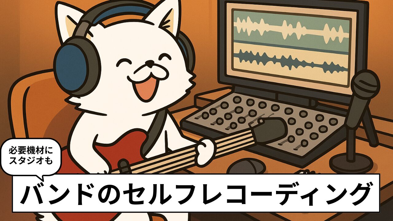 セルフレコーディングのやり方と東京近郊おすすめスタジオ|バンドが自分たちでレコーディングするメリットとは?