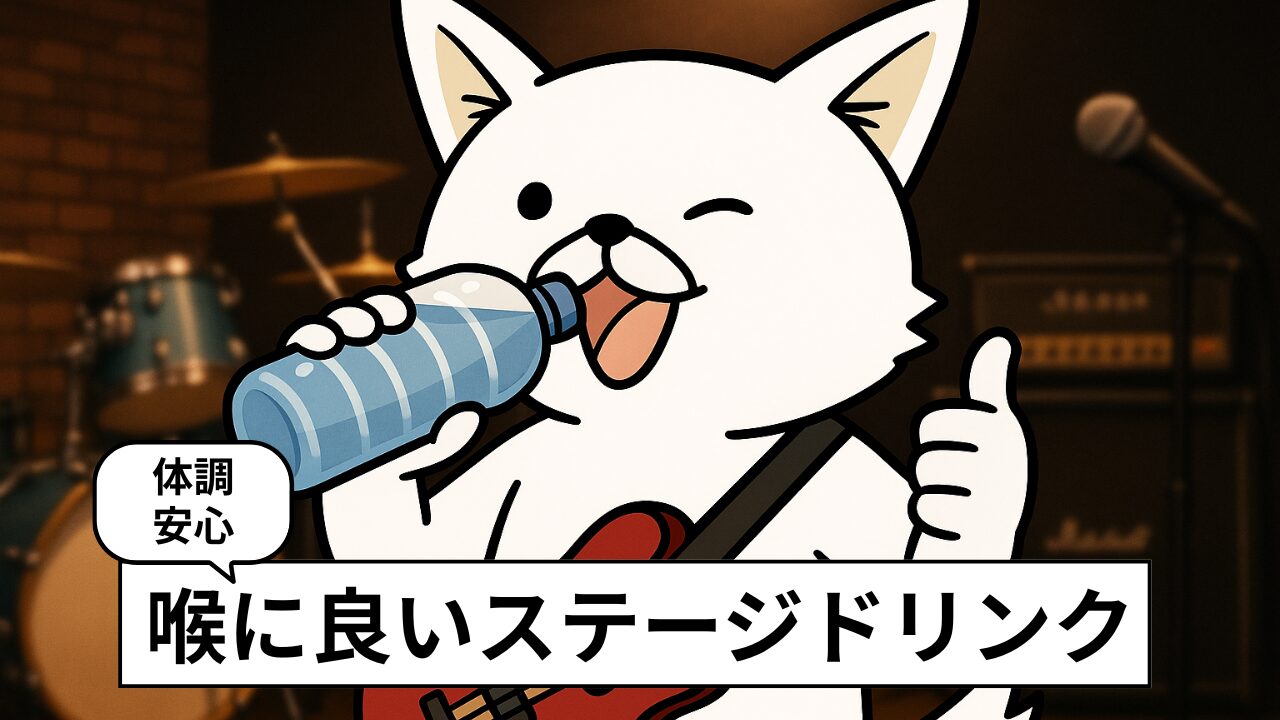 バンドマンにおすすめの飲み物!喉に良い飲み物やステージドリンクのマナーも紹介