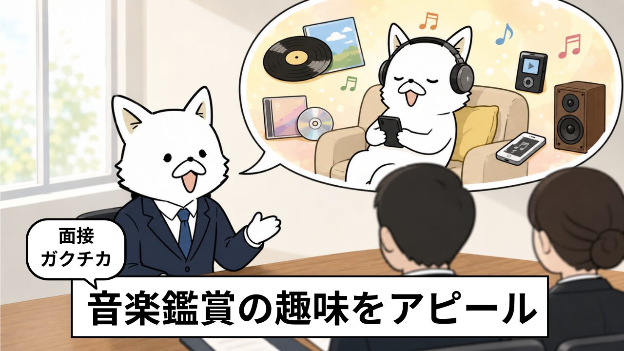 【就活】音楽鑑賞は自己PR・ガクチカになる?面接で使える例文と伝え方を解説