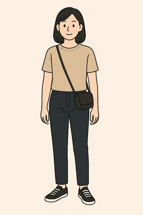 ライブハウスに行く女性の服装の例