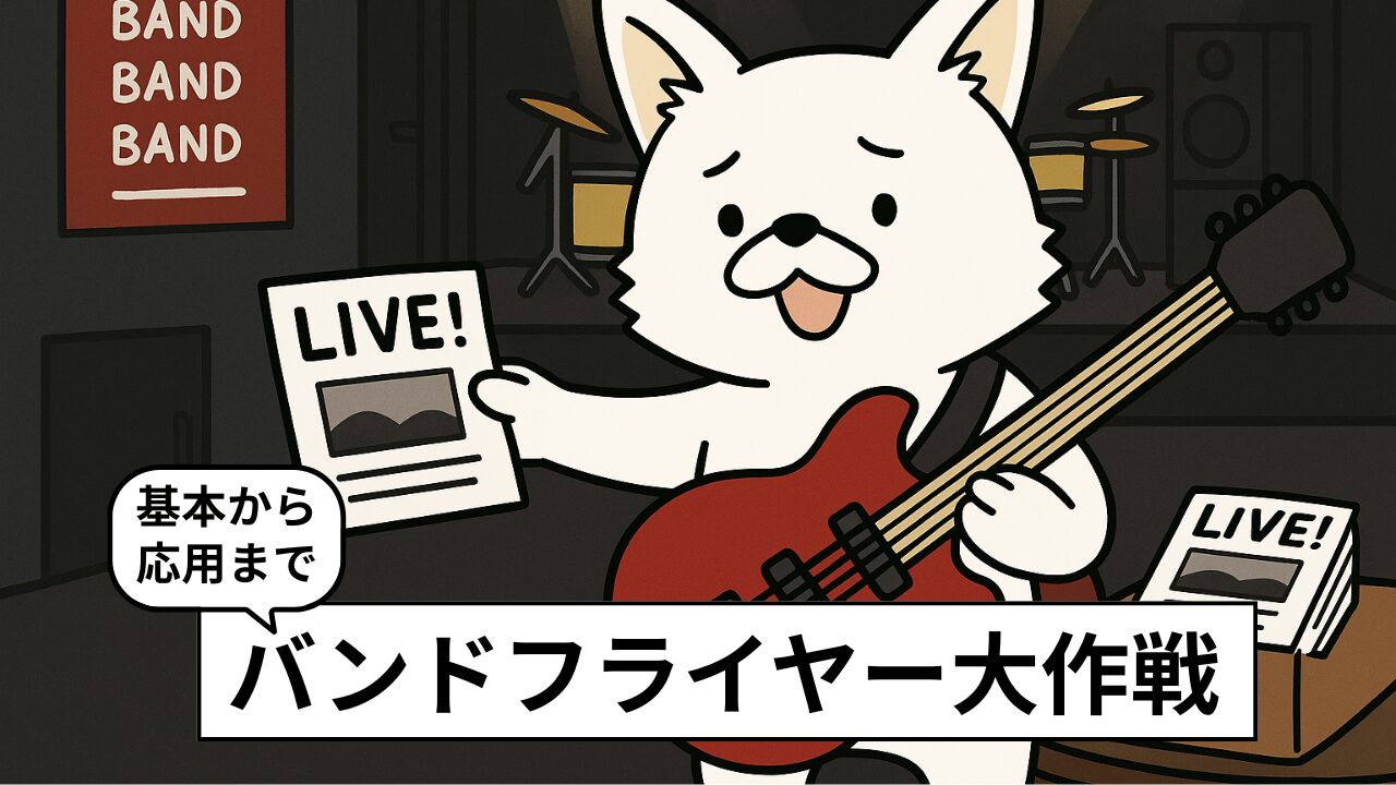 ライブフライヤーとは?バンド活動に欠かせないチラシの基本と応用マーケティング