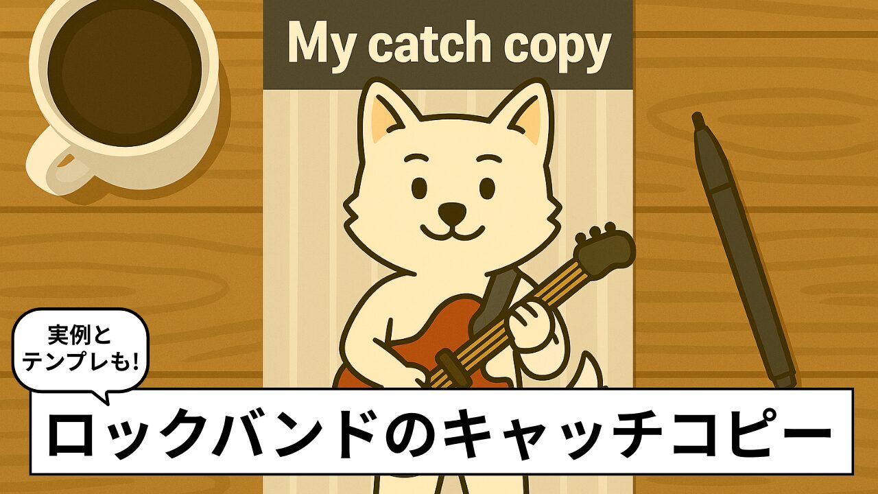 バンドのキャッチコピー〈一覧〉作り方と実例10選
