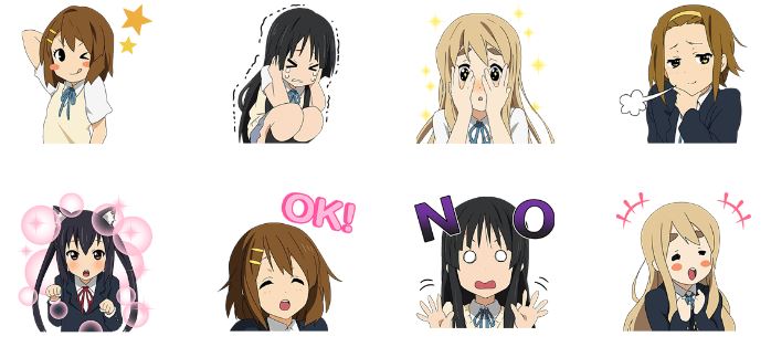 けいおん！のLINEスタンプ