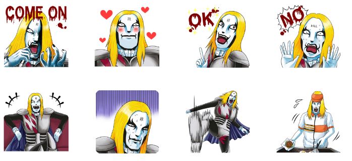 デトロイト・メタル・シティのLINEスタンプ