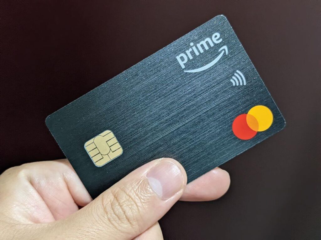 AmazonMasterCardPrimeの実際のカードの画像